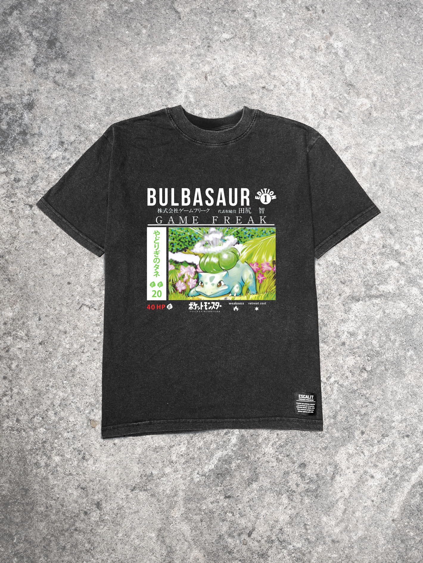 Bulbasaur 1st ed stone